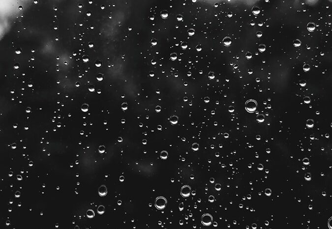 water dew on window